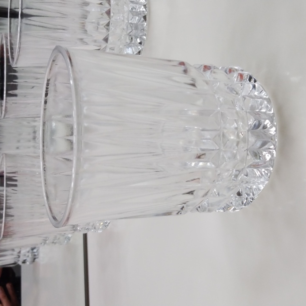 (4) FOSTORIA CRYSTAL CLEAR SHORT TUMBLER - NWOT - Picture 2 of 4